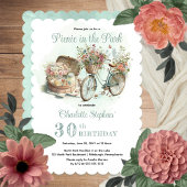 Invitation Pique-nique dans le Parc Floral 30e anniversaire f