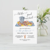 Invitation Pique-nique de cuisson de l'écrevisse BBQ (Debout devant)