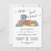 Invitation Pique-nique de cuisson de l'écrevisse BBQ (Devant)