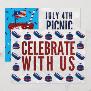 Invitation Pique-nique de la fête de l'indépendance 4 juillet