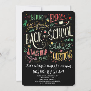 Invitation Pique-nique de rentrée scolaire