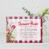 Invitation Pique-nique d'été (Debout devant)