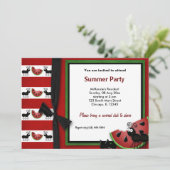 Invitation Pique-nique d'été (Debout devant)