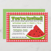 Invitation Pique-nique d'été (Devant / Derrière)