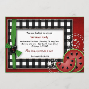 Invitation Pique-nique d'été