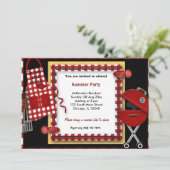 Invitation Pique-nique d'été (Debout devant)