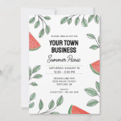 Invitation Pique-nique d'été d'affaires (Devant)