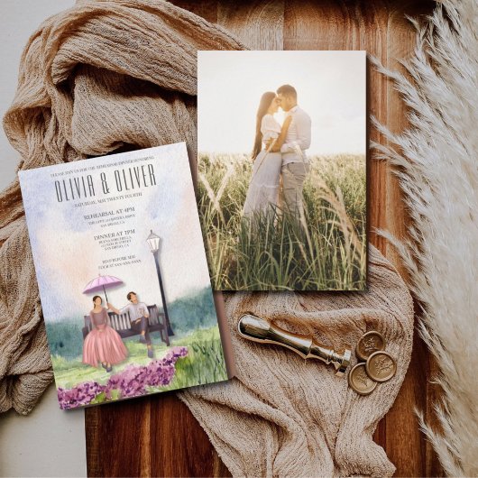 Invitation Pique-nique, dîner de répétition photo