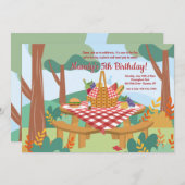 Invitation Pique-nique en fête (Devant / Derrière)