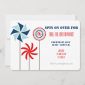 Invitation Pique-nique en roue ou soirée BBQ d'été (Devant)