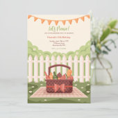 Invitation Pique-nique jardin (Debout devant)