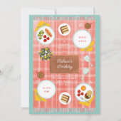 Invitation Pique-nique Parfait Printemps été Anniversaire (Devant)