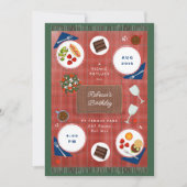 Invitation Pique-nique Parfait Printemps été Anniversaire (Devant)