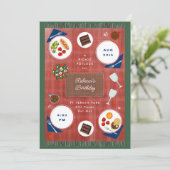 Invitation Pique-nique Parfait Printemps été Anniversaire (Debout devant)