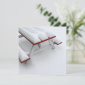 Invitation pique-nique sous la neige (Debout devant)