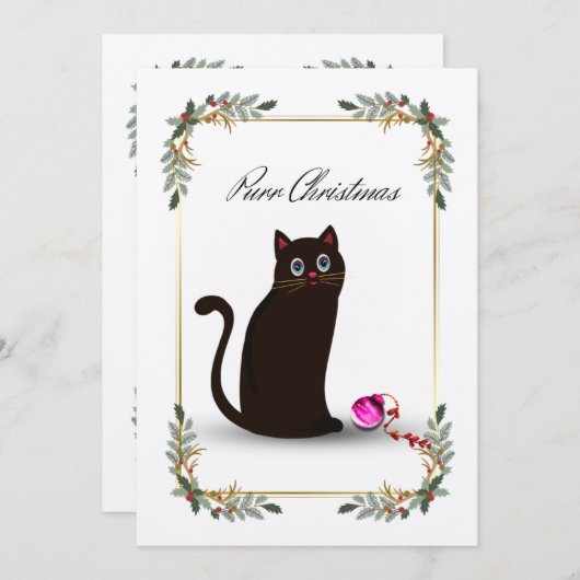 Invitation Pir Noël (Devant / Derrière)