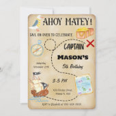 Invitation pirate (Devant)