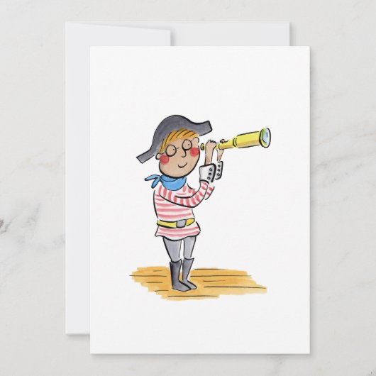 Invitation Pirate (Devant)