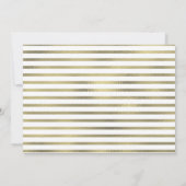 Invitation Pirate 1er anniversaire Faux Gold Ancre Nautique (Dos)