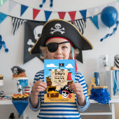Invitation Pirate aventure enfant anniversaire de fête thème