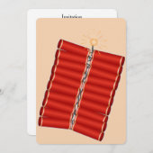 Invitation Pirate chinois (Devant / Derrière)