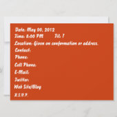 Invitation Pirate Days Lake Charles, Louisiane. 30 couleurs (Dos)