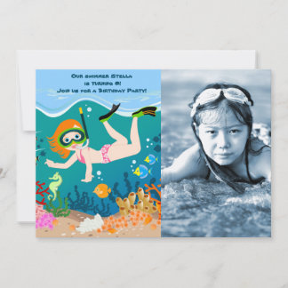 Invitation Pirate Girl Treasure Map Amusant Anniversaire Fête
