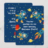 Invitation Pirate Girl Treasure Map Amusant Anniversaire Fête (Devant / Derrière)