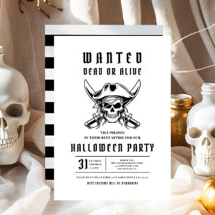 Invitation Pirate Halloween Party
