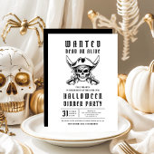 Invitation Pirate Halloween Soirée