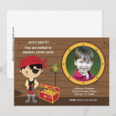 Invitation Pirate les (Devant / Derrière)