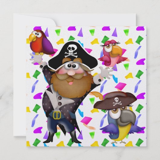 Invitation Pirate Party ! - SRF (Devant)