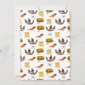 Invitation Pirate Thème Anniversaire Fête (Dos)