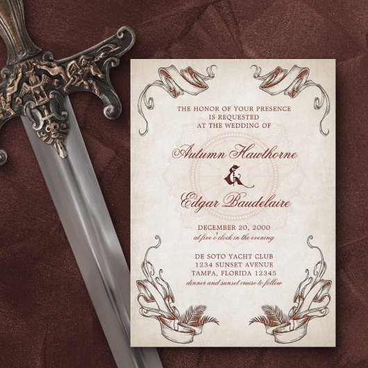 Invitation Pirate Treasure Mariage