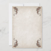 Invitation Pirate Treasure Mariage (Dos)