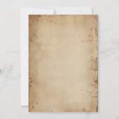 Invitation Pirate vintage Halloween Cocktail Party (Dos)