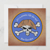 Invitation Pirates Life for Me (Devant)