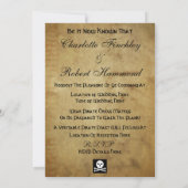 Invitation Pirates Mariage (Dos)