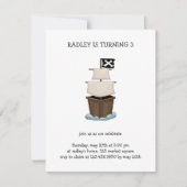 Invitation Pirates ・ Navire Pirate (Devant)