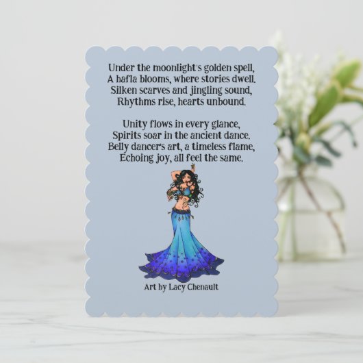 Invitation Pisces Belly Dancer (Debout devant)