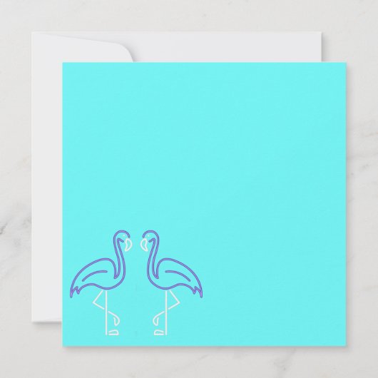 Invitation Piscine Chic (Dos)