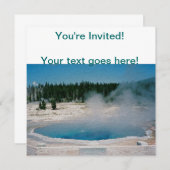 Invitation Piscine en cage (Devant / Derrière)