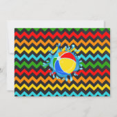 Invitation Piscine fête d'anniversaire été panier photo (Dos)