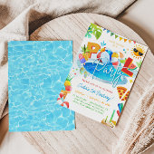 Invitation PISCINE Fête de la piscine Anniversaire