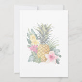 Invitation Piscine Fête moderne été Anniversaire (Dos)