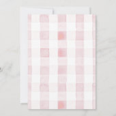 Invitation Piscine Feuille tropicale Pink Adulte Anniversaire (Dos)