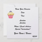 Invitation Piscine Party Cupcake ! - SRF (Dos)