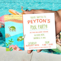 Piscine Party Tortues été Anniversaire