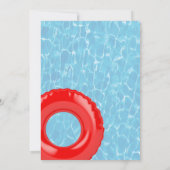 Invitation Piscine sous l'eau (Dos)