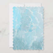 Invitation Piscine tropicale Piscine Fête Anniversaire (Dos)